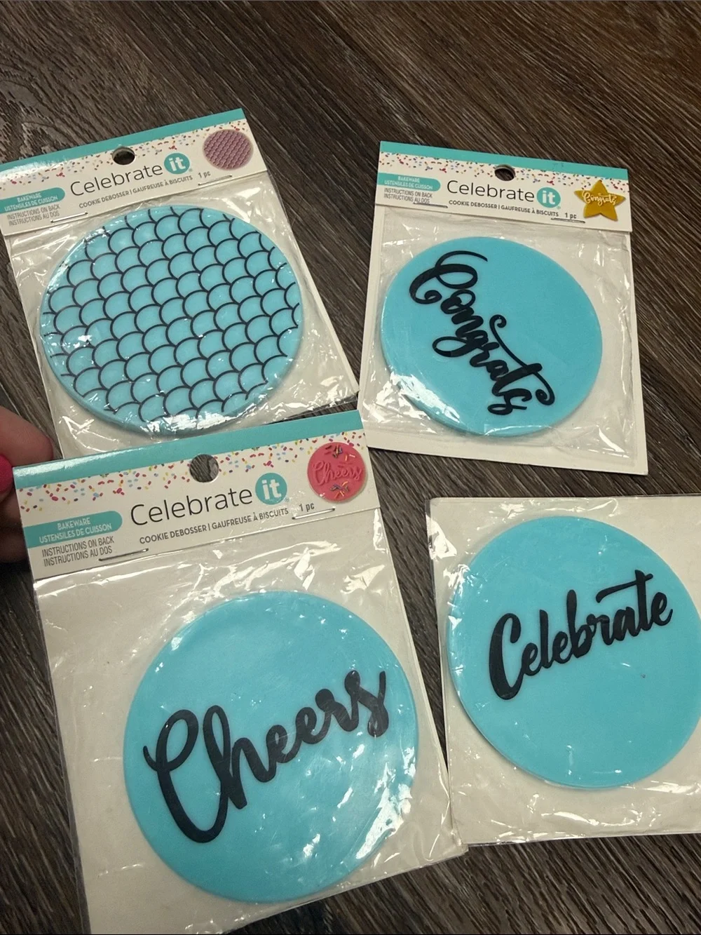 Celebrate It Cookie Debossers and Sugarbelle Marker Airbrush